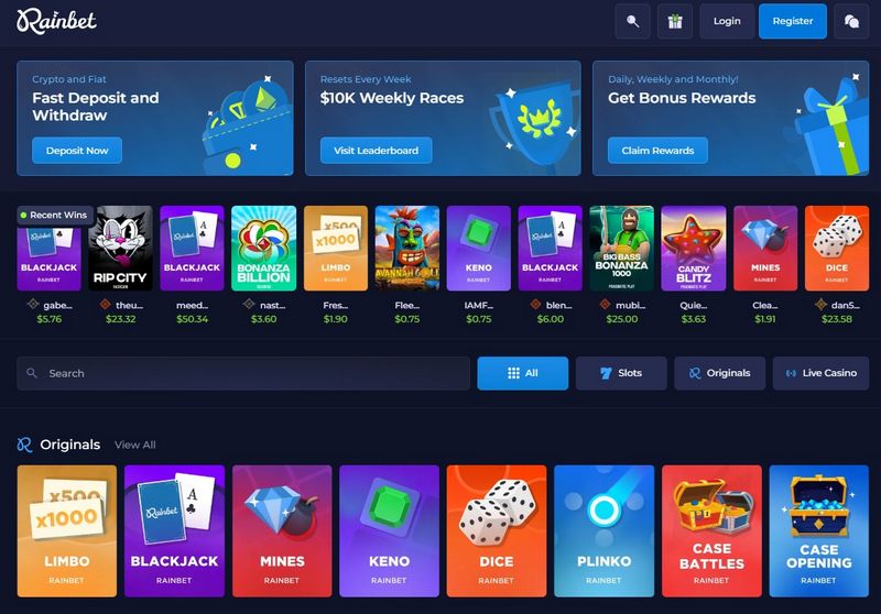 Rainbet Live Gambling Establishment
